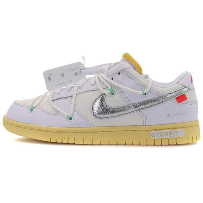 Nike Dunk Low Off White Lot 1 Skate Shoes Sneakers DM1602-127