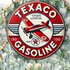 Vintage Texaco Aviation Metal Sign Retro Garage Bar Wall Decor