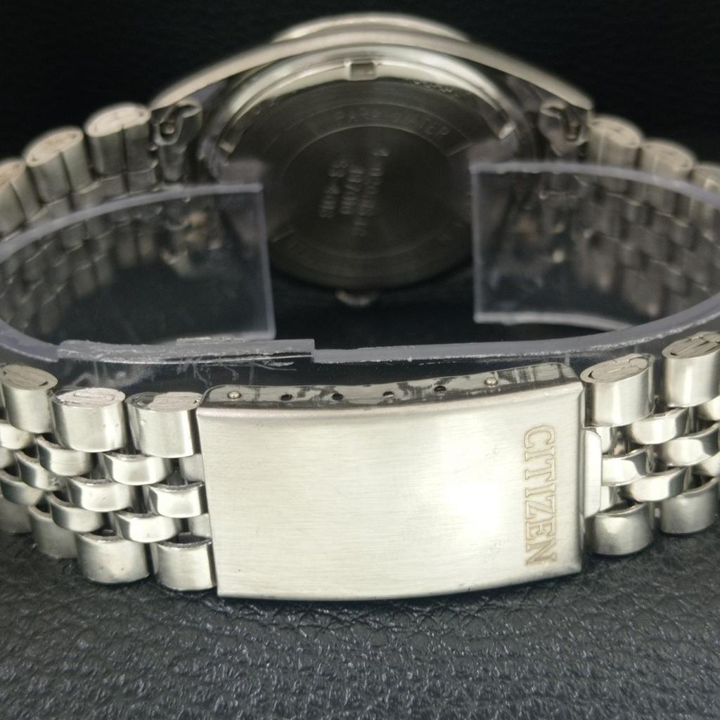 VINTAGE CITIZEN NEW MASTER HANDWINDING JAPAN MENS SEA GREEN DIAL WATCH a704426-1