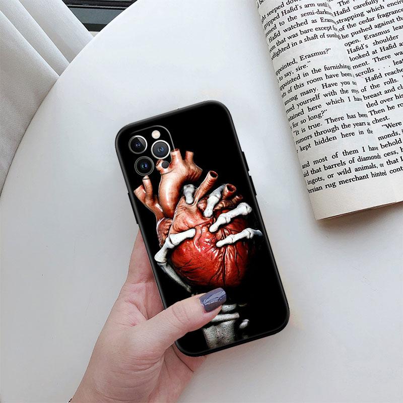 Calm Heart Art Phone Case for Samsung Galaxy Note 10 20 S23 S22 Ultra FE Plus M06 M15 M16 M35 M55
