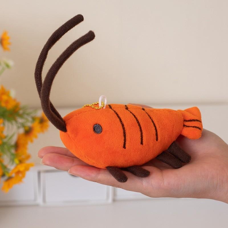 Plush Lobster Keychain With Pp Cotton Filling For Backpack Decor And Collectible Gift