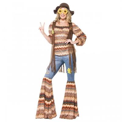 Smiffys Traje de hippie Harmony para mulheres/senhoras
