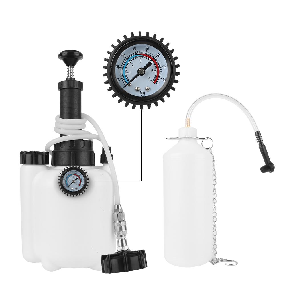 3L Large Capacity Car Brake Fluid Replacement Tool Oil Change Equipment Kit Brake Oil Replacement Pot Car Accessories Brake Fluid Drained Bleeder 1Set
