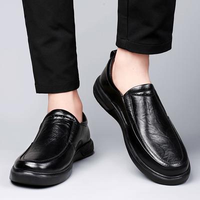 Modne buty męskie Wysokiej jakości modne buty biznesowe dla mężczyzn Włoskie buty ręcznie robione Oryginalne skórzane mokasyny Slip-ons Męskie obuwie codzienne