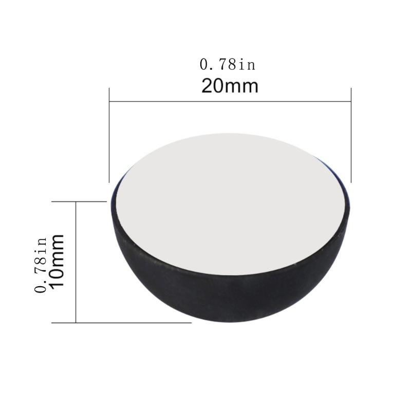 Elastomer Dämpfer Schalldämpfende Füße für Geräte, Rutschfeste Absorber Pad mit Kleber 4er-Pack