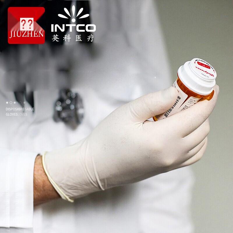 INTCO Disposable Latex Gloves L