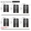 2Pcs Door Pattern Digital Printed Window Curtain For Living Room Bedroom Decoration Polyester Material Machine Washable
