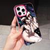 Overlord Albedo Jelly Doppelschicht Rosenrot Handyhülle für iPhone 17 16 15 14 13 12 11 Air Pro Max Plus Schutz