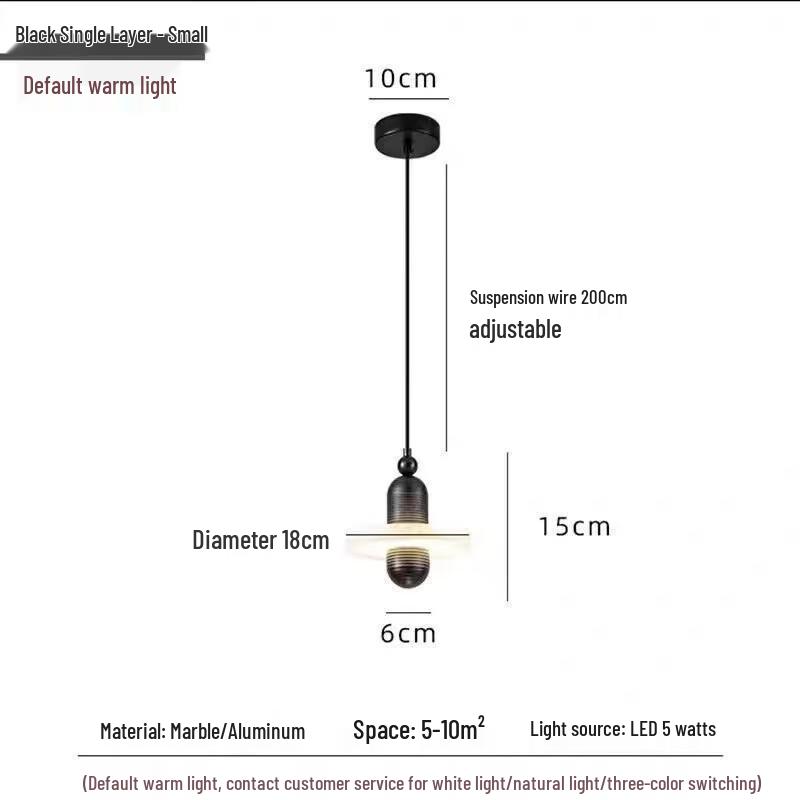 Nordic Marble Pendant Light