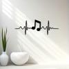 Music Heartbeat Metal Wall Decor