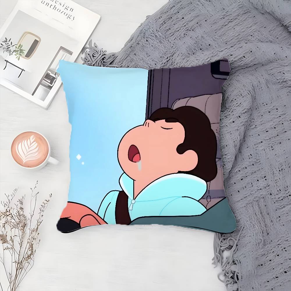 Cartoon Cool Character S-Steven Universe-MT Pillow Case Printing Pillowcase Living Room Sofa Cushion Cover Bedroom Room Decor