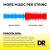 DR Strings DRAGON Electric Guitar Strings with Quantum Nickel Wound Strings (D-R) SKIN+ (DEQ-11)
