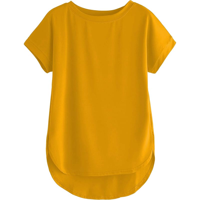 Fabricorn Women's Solid Regular Fit Shirt (GT01-Yellow-XXL_Mustard Yellow