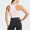 Adidas Climacool Daily Bra Tank Light Support Quick-Dry Versatile Comfortable Fitted Sports Vest Women Tops Clear-Pink White KC2470