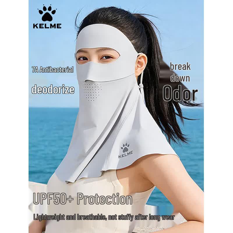KELME Ice Silk Sun Protection Face and Neck Mask