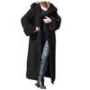 Women Casual Solid Knit Button Plus Size Long Sleeve Sweater Long Cardigan Coat