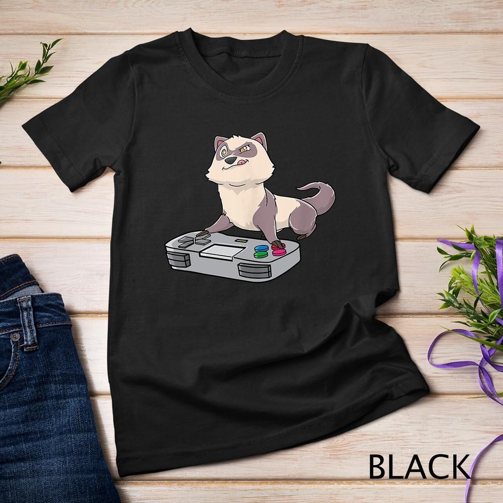 Ferret Anime Gaming Gamer Kawaii Gift Unisex T-shirt