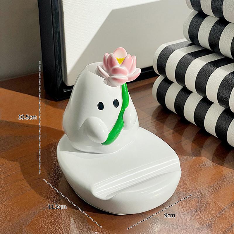 

Cute Ghost Phone Holder For Home, Living Room, Office Desk, Desktop Storage, Lazy Person S Phone Support For Watching Tv Series A