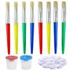 Paint Brushes Set Paint Brushes Round and Flat Paint Brushes for Acrylic Paint Washable Paint DIY Graffiti Paintbrush