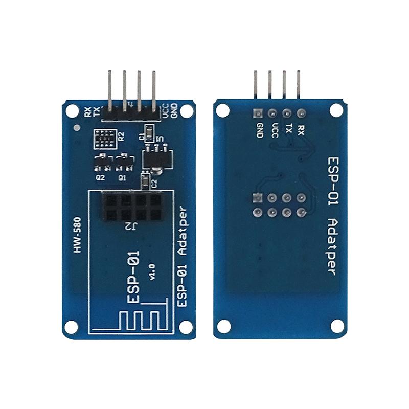 ESP8266 ESP-01 ESP01 Serial Wireless WIFI Module For Arduino Transceiver Receiver Adapter Board Raspberry Pi UNOR3 One 3.3V 5V