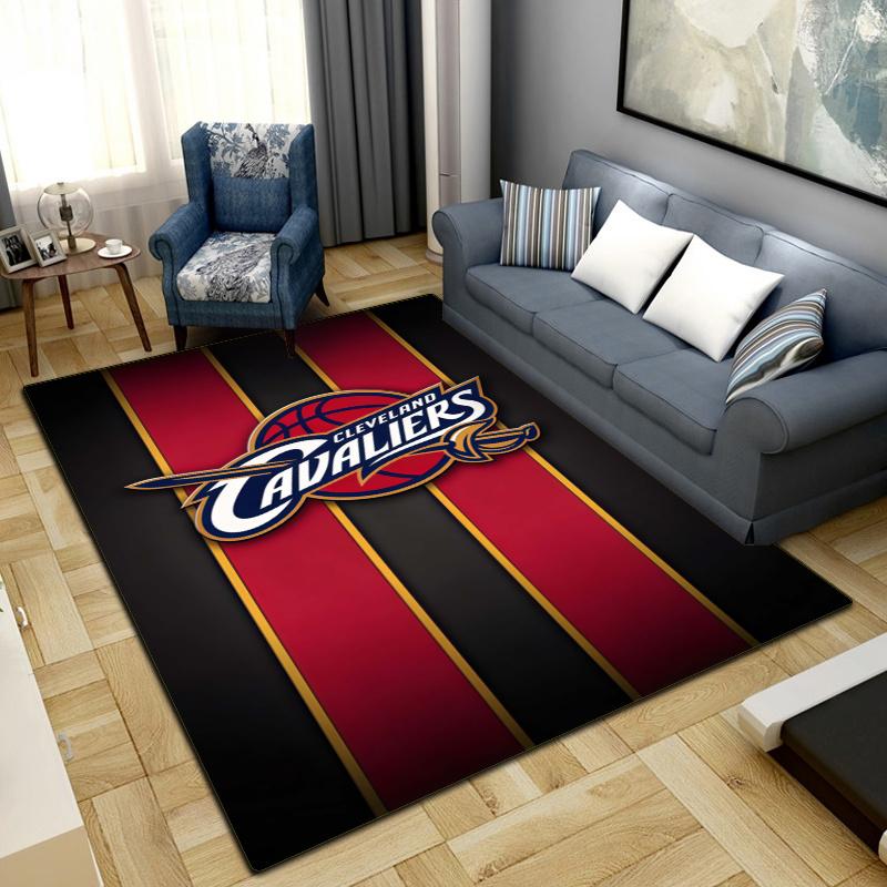 Cleveland Cavaliers Logo Carpet Rug for Living Room Bedroom Home Sofa Decoration,Kids play Non-slip Floor Mat