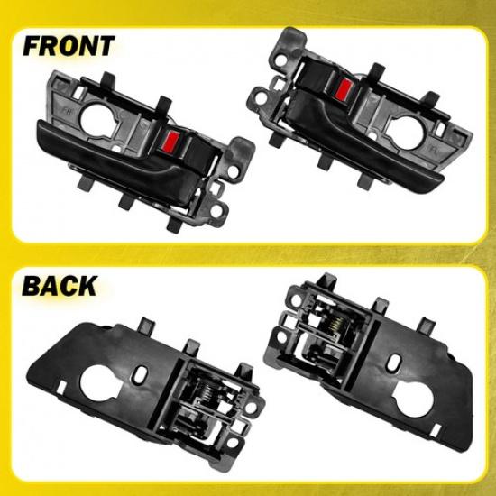 2PCS Door Interior Handle Bezel For Black 2011-2013 LH+RH Forte Kia Hatchback