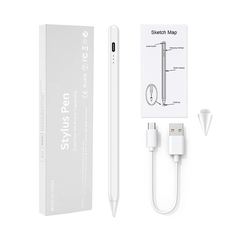 Type C Touch Screen Smart Lapiz Optico Palm Rejection Magnetic Stylus Pen for iPad Pro 2024