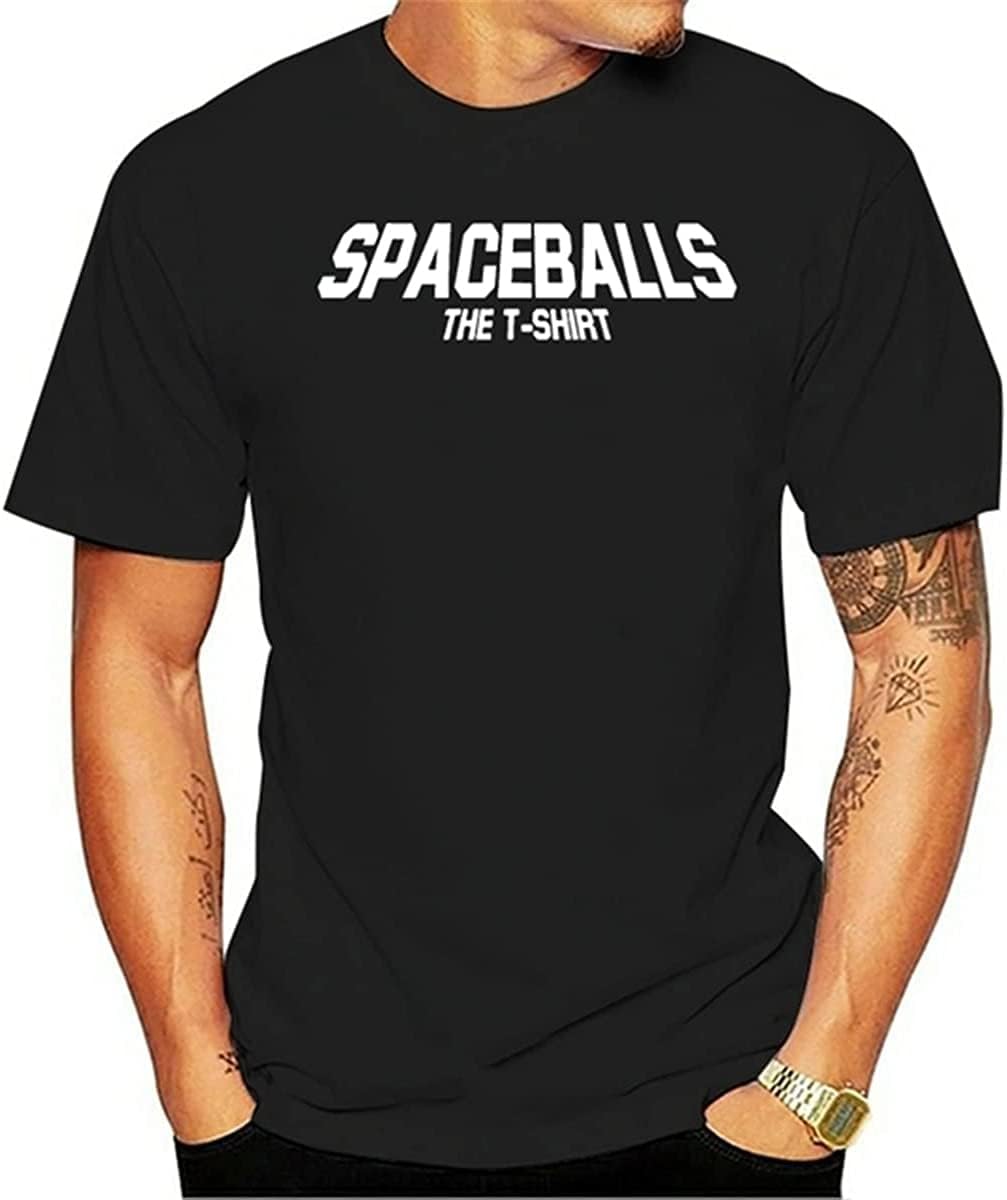 Spaceballs T-Shirt Men Cotton Tshirt Teeshirt Black M чёрный