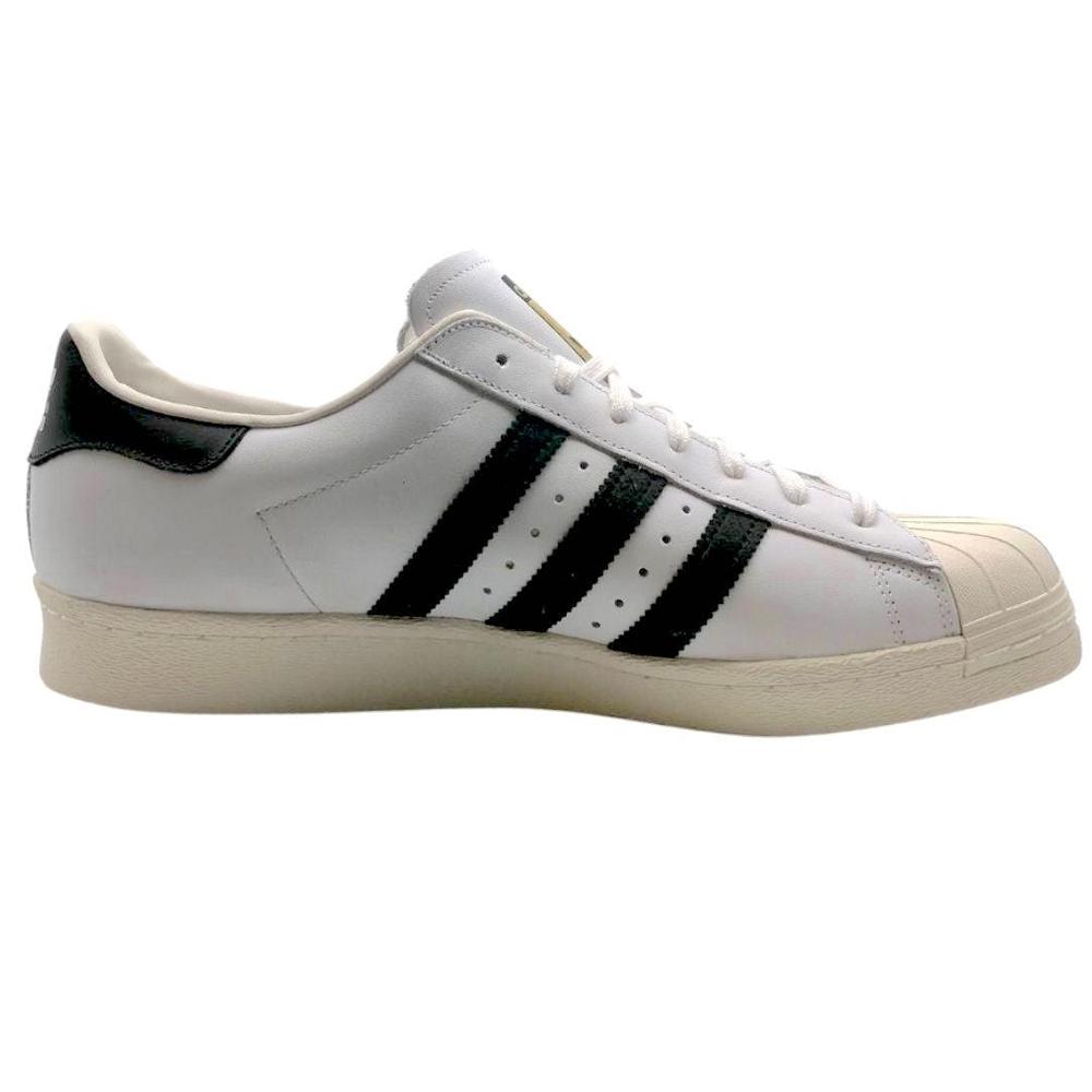 Adidas Mens Superstar 80s Leather Trainers