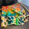 1116 Summer a Variety of Hot-selling Classic Versatile Polka Dot Floral Printing Silk Scarf Thin Sunscreen Silk Cotton Square Scarf