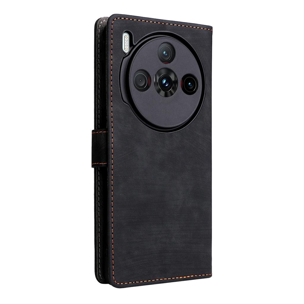 עבור ZTE nubia Z60S Pro 5G מארז ארנק RFID חסימת כיסוי עור PU נוף סטנד