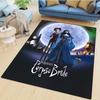 1Pc Corpse Bride Print Rug - Computer Chair Area Rug home decoration Carpet For Living Room Bedroom Flooring Mat
