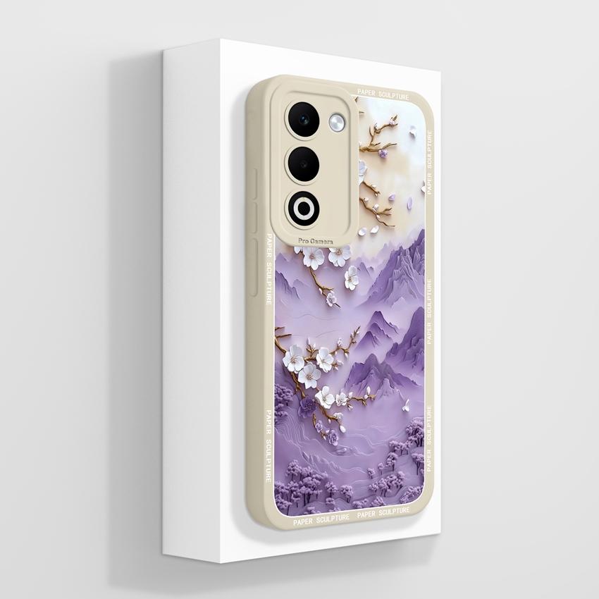 For Oppo A5 A5x A3x Realme C71 C75 Luxury Shockproof Phone Covers Cute Cartoon Cat Pattern Liquid Silicone Anti Slip Protective Shell For Oppo Housing