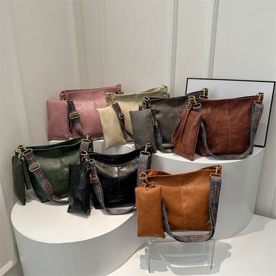 İlkbahar Yeni Stil Moda El Tipi Tek Omuz Askılı Çapraz Askılı Büyük Kapasiteli Yüksek Kaliteli İşe Gidiş Alışveriş Çantası Kova Çanta Kadın Çantası