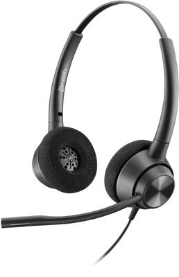 Plantronics Poly EncorePro 320 Stereo Headset QD - - Black.