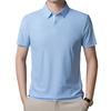 Short Sleeved Polo Shirt Men's Short Sleeved T-shirt Men's Solid Color Short Sleeved Pullover Sweatshirt Simple Polo Shirt Men's Short Sleeved T-shirt