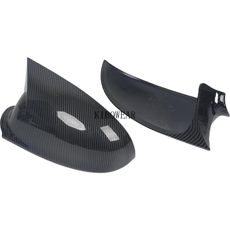 2PC Bat style Add-on Side Mirror Covers For VW GOLF 5 GTI plus MK5 Jetta Passat B6 B5.5 Variant EOS Sharan sticker horn shape
