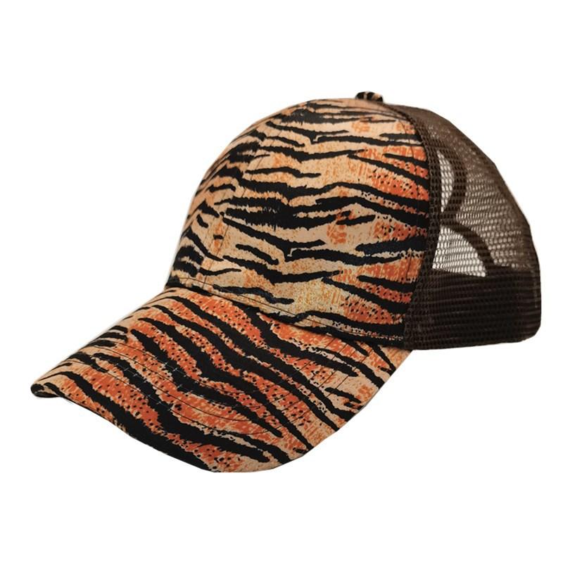 

Baseball cap women s European and American casual striped open ponytail sun hat breathable sunscreen cap personalized trendy hat Adjustable