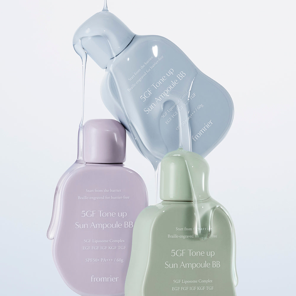 FROMRIER 5GF Tone Up Sun Ampoule BB 60g Teal Blue