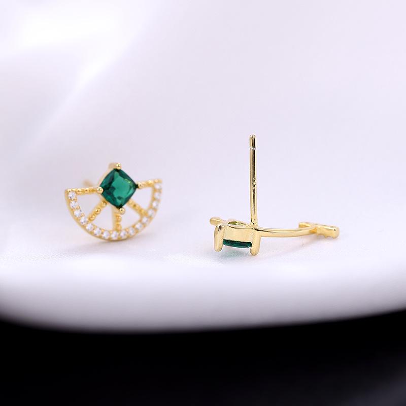 

Banyan Tree S925 Silver Sweet Lemon Zircon Earrings - Fresh Trendy Design for Women Sterling Silver 925