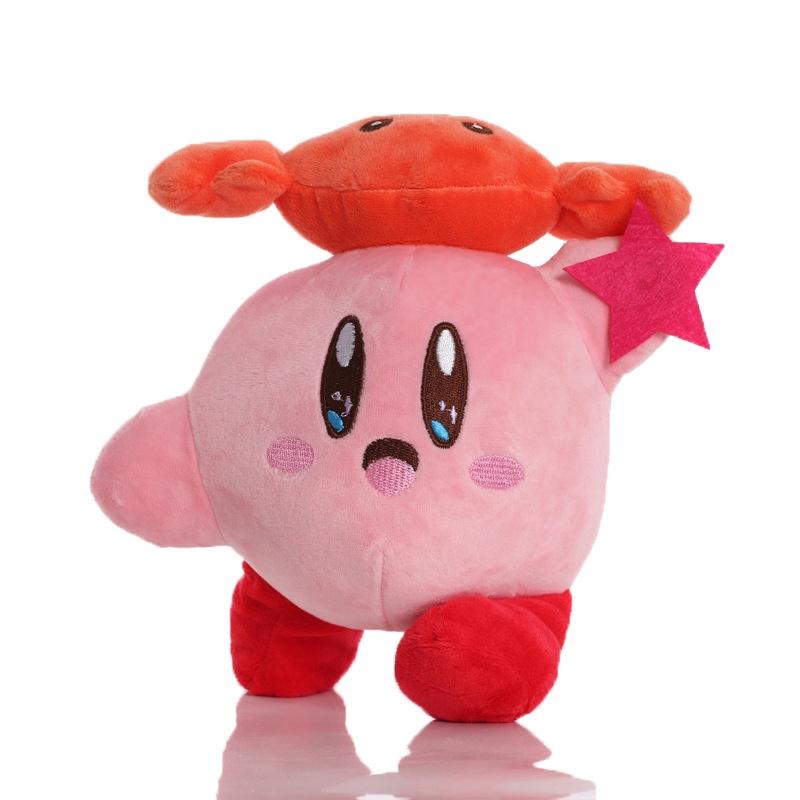 Wholesale Cute Kirby Plush Toy Crystal Soft Stuffed Doll Cartoon Figure 12" Tall