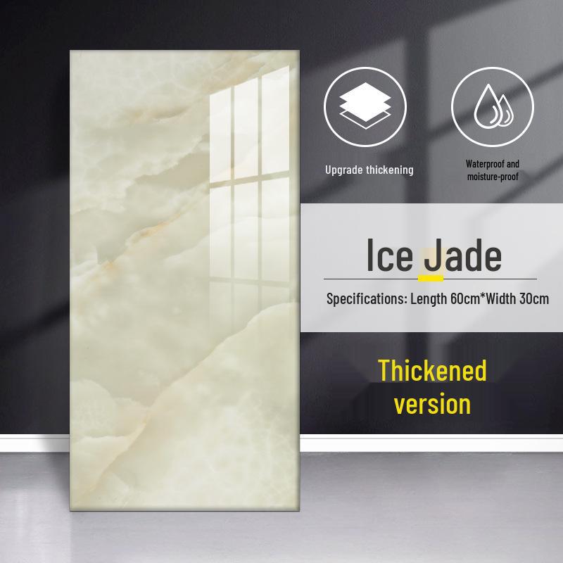 

Водонепроникна наклейка на стіну під мармурову плитку: Самоклеючі вологостійкі шпалери для ремонту ванної кімнати 30x60 cm