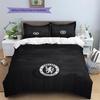 Chelsea FC Pattern Bedding Quilt Set  Home Decoration  Gift (1 * duvet cover + 2 * pillowcase  without core)