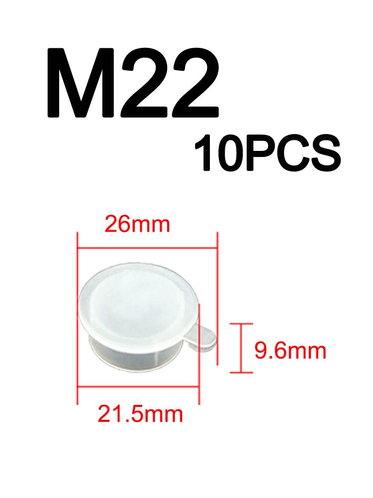 Internal Thread Translucent Plastic Plug Cover Nut Plug, Pipe Plug, Round Plug, Hole Plug Plug, Round Pipe Dust Plug