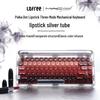 LOFREE MAC Co-branded Lipstick Silver Tube 84-Key Tri-Mode Wireless Mechanical Keyboard