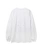 Lense Snap Button Oversize Tee White