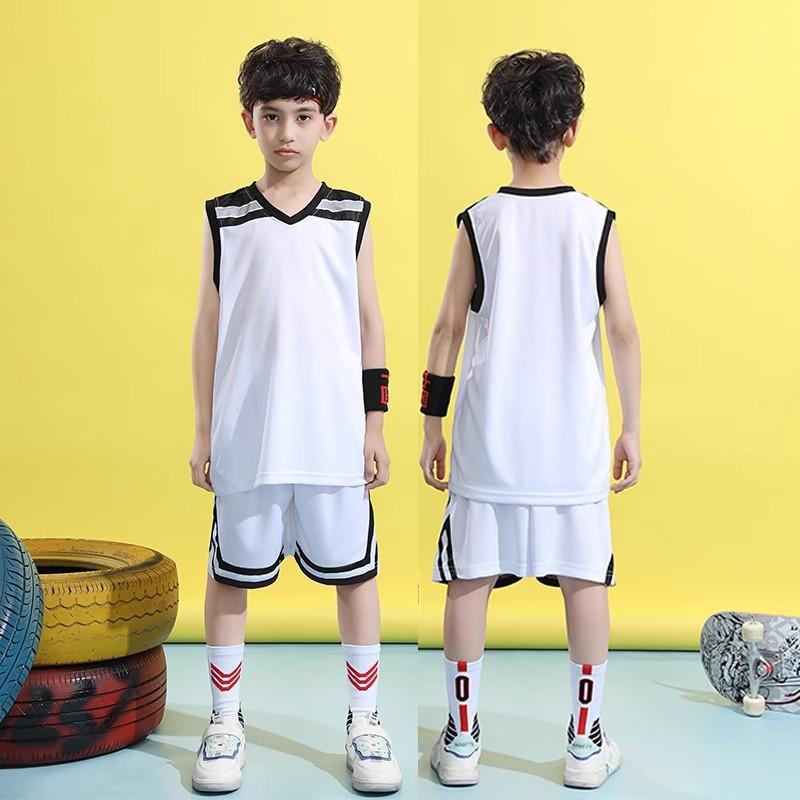 Children's basketball uniform set, for boys, elementary school students, competition training, summer boys, girls, summer printing