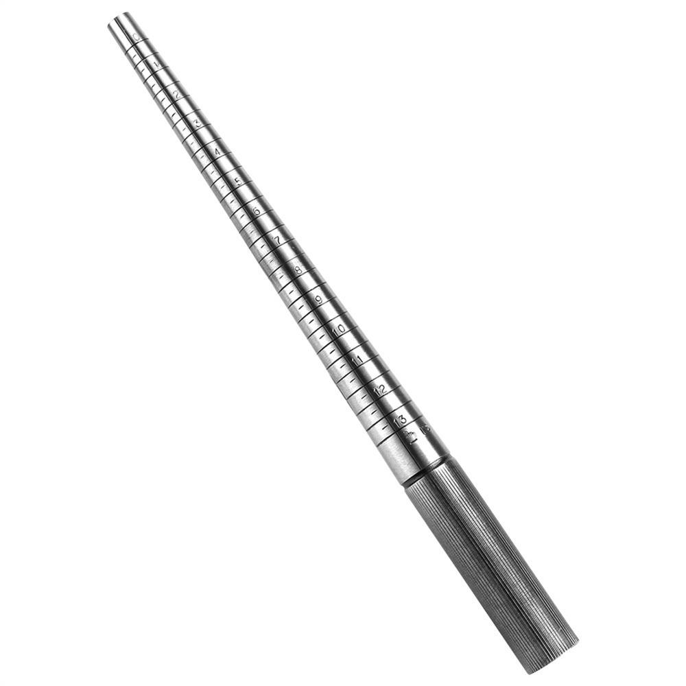 Sliver 0-13 Size Ring Measuring Stick Jewelry Shop US Ring Size Measurement серебряный