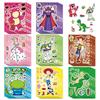 16Sheets Toy Story 2 Puzzle Stickers Children Make a Face DIY Toys Secret for Scrapbook Travel Bag Aesthetic Decals