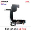 NEW USB Charger Charging Port Dock Connector Microphone Board Flex Cable For iPhone 15 / 15 Plus / 15 Pro